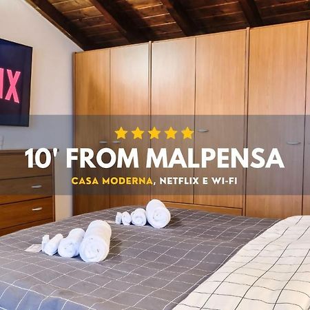 Apartamento 10' From Malpensa Casa Moderna, Netflix & Wi-Fi Casorate Sempione Exterior foto